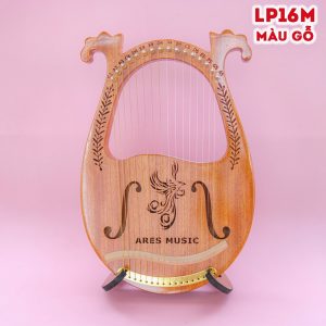 [Khắc note+Sơn bóng] Đàn Lyre Ares LP16M 16 Dây Cao Cấp