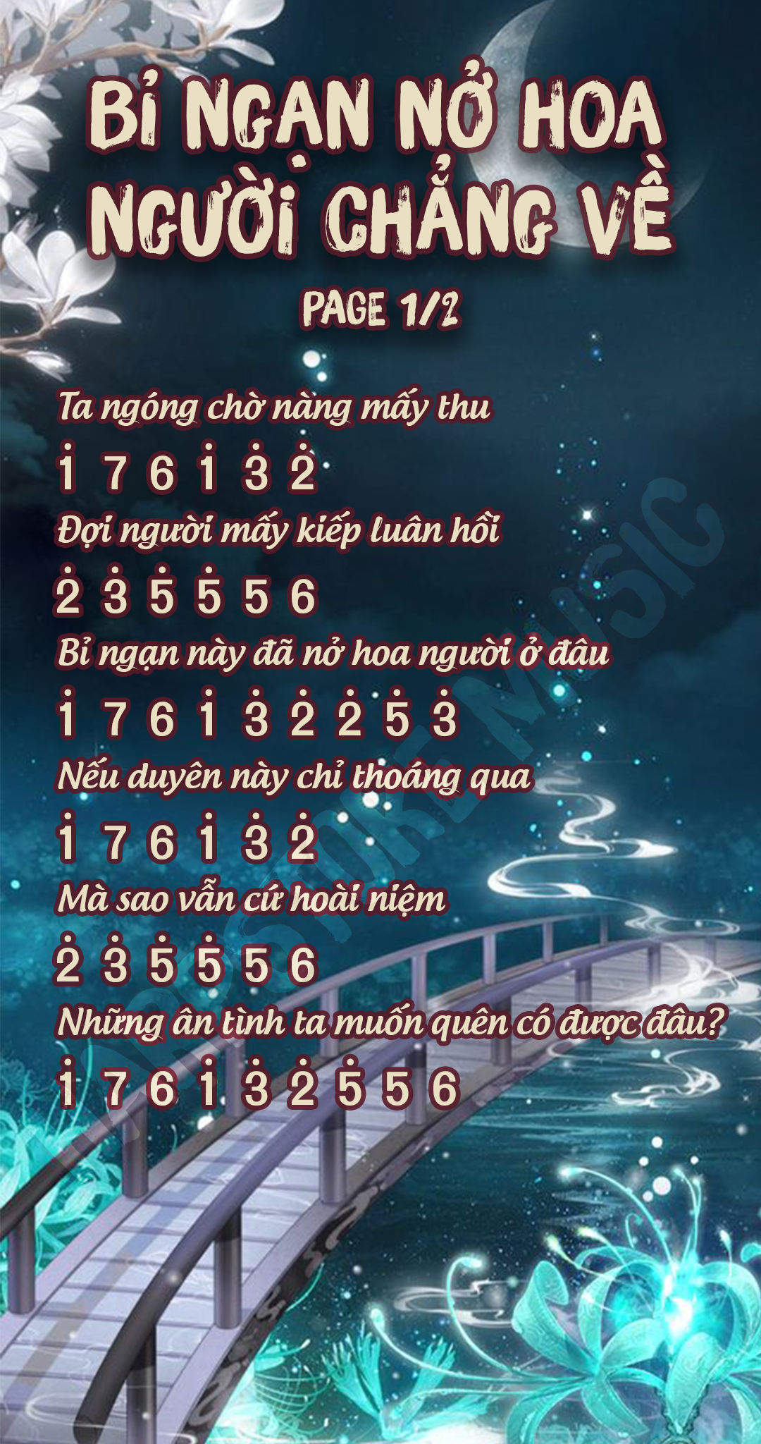Bỉ ngạn nở hoa người chẳng về Kalimba