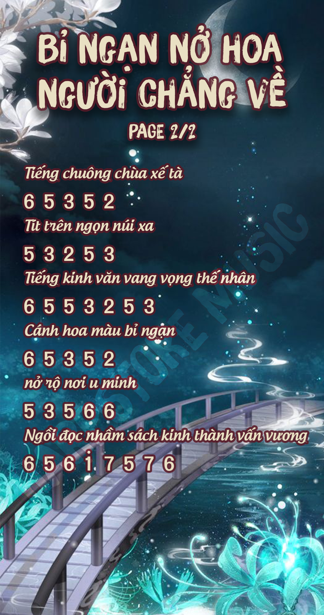 Bỉ ngạn nở hoa người chẳng về Kalimba